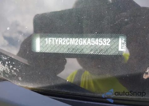 2016 Ford Transit-250 from USA, damaged, VIN 1FTYR2CM2GKA54532